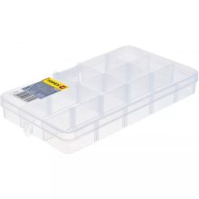 Органайзер TOPEX універсальний, 10 відділень, регульовані перегородки, 2.4х17.8x10.5см, пластмаса