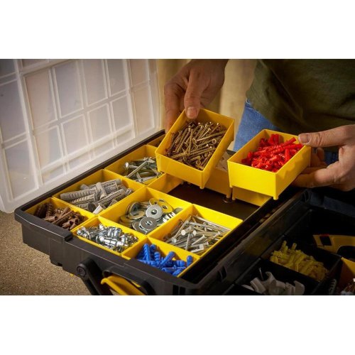 Органайзер Stanley Sort Master Multi-Level, дворівневий, 31.5х40х42см, пластик