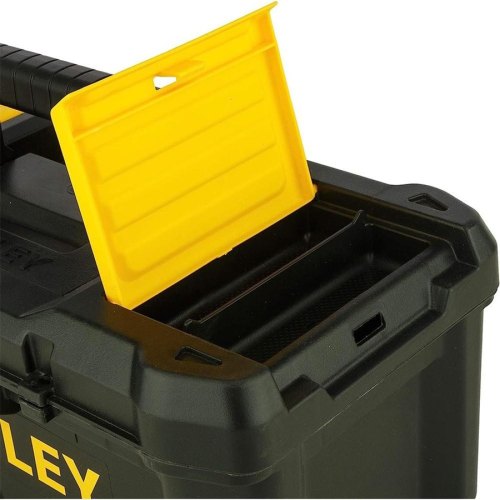 Ящик для інструменту Stanley Essential, органайзер в кришці, 12.8x31.6х15.6см, пластик