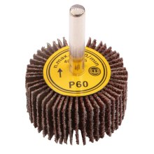 Круг шліфувальний пелюстковий з хвостовиком GRAPHITE, 40х20мм, K60