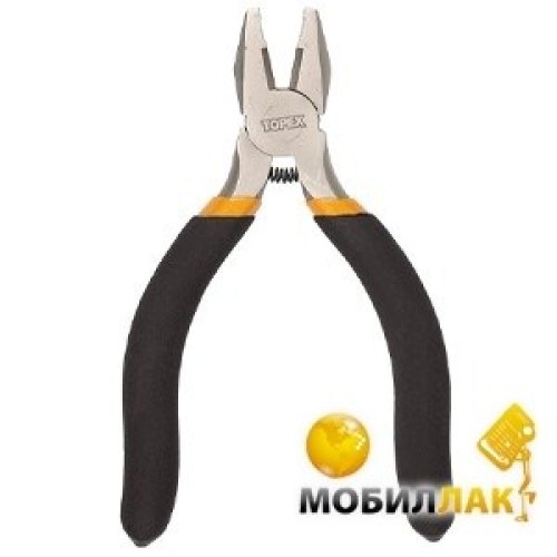 Плоскогубці подовжені прямі TOPEX, прецизійні, 130мм