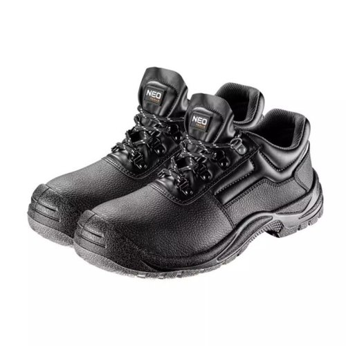 Напівчеревики робочі Neo Tools, шкіра, ударопоглинання, O2 SRC, СЕ, р.40(26.7см), чорний