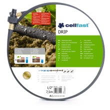 Шланг садовий Cellfast DRIP для крапельного поливу, 1/2, 7.5м