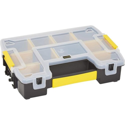 Органайзер Stanley Sort Master Light, 10 відділень, регульовані перегородки, 6.5х29.5x21.5см, пластик