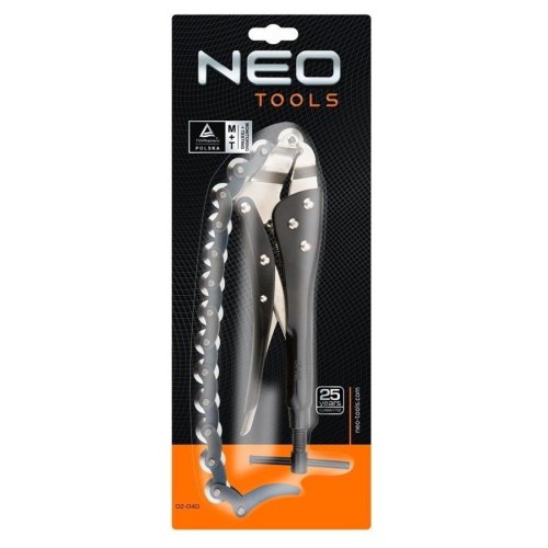 Труборіз Neo Tools для сталевих труб, 19-83мм, 14 змінних ріжучих ножів