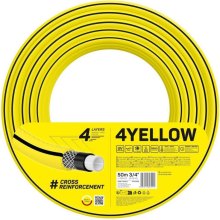 Шланг садовий Cellfast 4YELLOW 3/4 50м, 4 шари, до 20 Бар, -10…+50°C