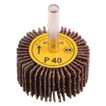 Круг шліфувальний пелюстковий з хвостовиком GRAPHITE, 40х20мм, K40
