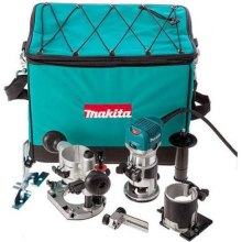 Фрезер Makita RT0702CX2, 710ВТ, цанга 6/8мм, 10000-34000об•хв, 1.8кг