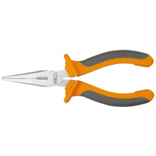 Плоскогубці подовжені вигнуті Neo Tools, 160мм, CrV