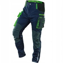 Штани робочі Neo Tools Premium, посилення тканиною Cordura, відсік для наколінників, M(50), синій