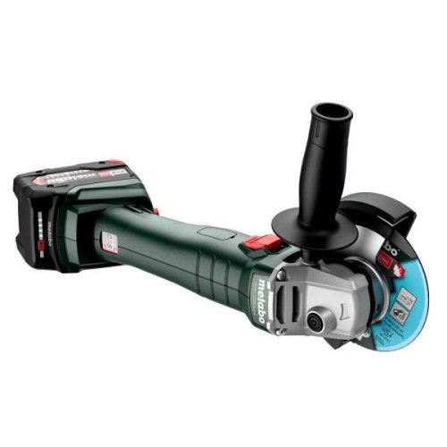 Шліфмашина кутова акумуляторна Metabo W 18 L 9-125 Quick, 125мм, 18В 2х5.2А•год, 8500об•хв, М14, metaBOX 165 L, 2.3кг