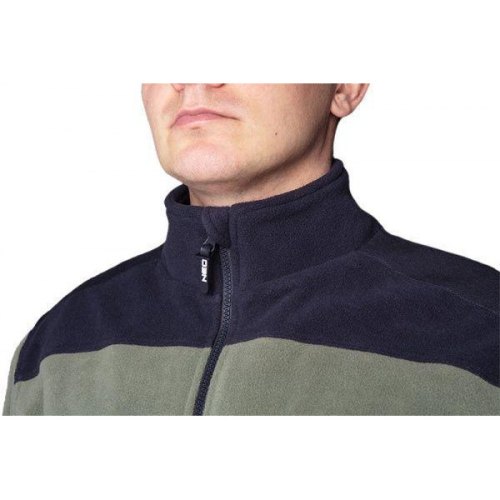 Кофта робоча Neo Tools Camo, флісова, 300г/м кв, посилення тканиною Oxford, на блискавці, XL(54), оливковий