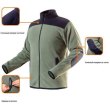 Кофта робоча Neo Tools Camo, флісова, 300г/м кв, посилення тканиною Oxford, на блискавці, XL(54), оливковий