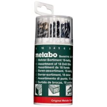 Набір свердел по металу, дереву, каменю Metabo, 18шт