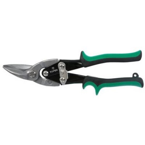Ножиці по металу TOPEX, ліві, CrV, 250мм