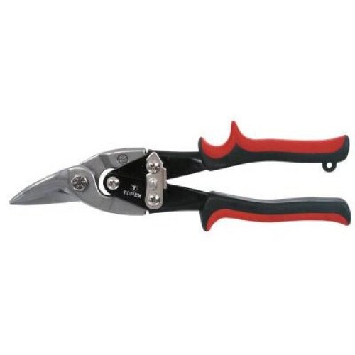 Ножиці по металу TOPEX, ліві, CrV, 250мм