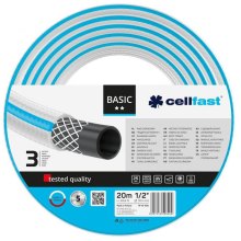 Шланг садовий Cellfast BASIC, 1/2, 20м, 3 шари, до 25 Бар, -20…+60°C