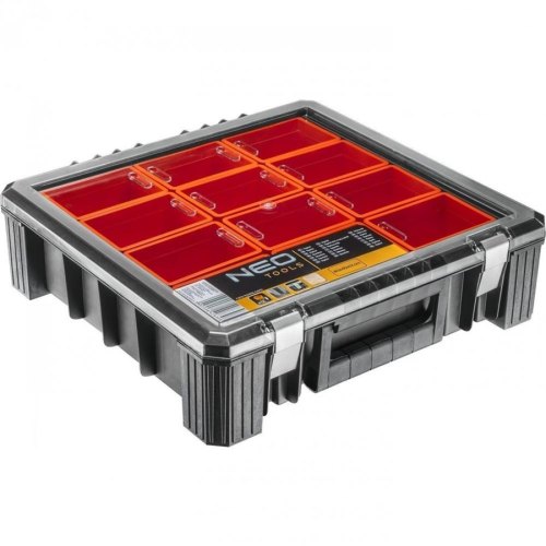 Органайзер Neo Tools, 12 контейнерів, 12х40х40см, пластмаса