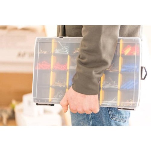 Органайзер Stanley, 17 відділень, регульовані перегородки, 27.2х18.9х4.6см, пластик