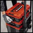 Ящик модульний для інструменту Einhell E-Case L, на коліщатках, телескопічна ручка, 40.6х44.4х35.5см, пластик