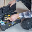 Ящик для інструменту Stanley Essential, органайзер в кришці, 19.5x40.6х20.5см, пластик
