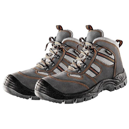 Черевики робочі Neo Tools, замш, ударопоглинання, антипрокол, сталевий підносок, S1P SRC, СЕ, р.41(27.3см), синій