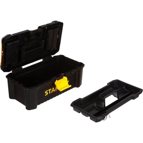 Ящик для інструменту Stanley Essential, органайзер в кришці, 13.2x32x18.8см, пластик