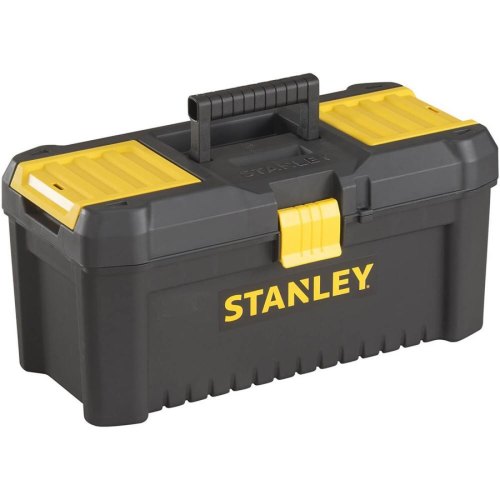 Ящик для інструменту Stanley Essential, органайзер в кришці, 13.2x32x18.8см, пластик