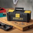 Ящик для інструменту Stanley Essential, органайзер в кришці, 13.2x32x18.8см, пластик