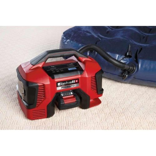 Компресор автомобільний гібридний Einhell PRESSITO, PXC, 220В або 1х18В, 0.83кг
