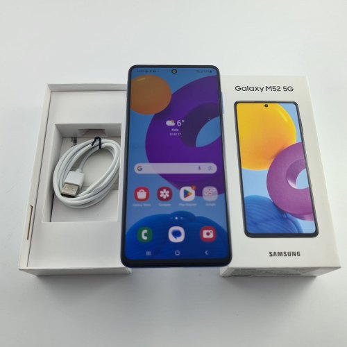 Смартфон Samsung Galaxy M52 128 GB Icy Blue USED **