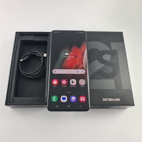 Смартфон Samsung Galaxy S21 Ultra 256 GB Phantom Black USED **