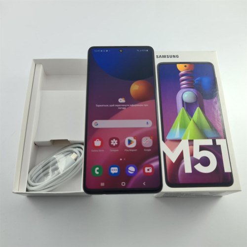 Смартфон Samsung Galaxy M51 128 GB White USED **