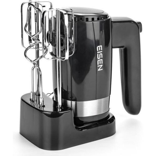 Міксер Eisen EHM-50, 500Вт, вінчики - 2шт, гаки для тіста - 2шт, підставка для аксесуарів