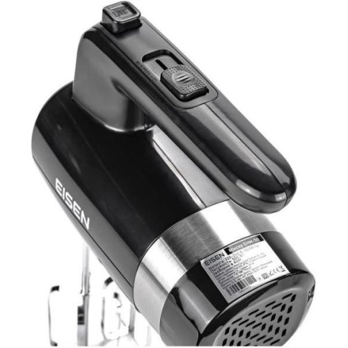 Міксер Eisen EHM-50, 500Вт, вінчики - 2шт, гаки для тіста - 2шт, підставка для аксесуарів