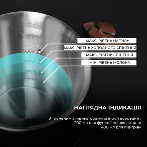 Спінювач Cecotec Power Moka Spume 5000 CCTC-01518 (8435484015189)