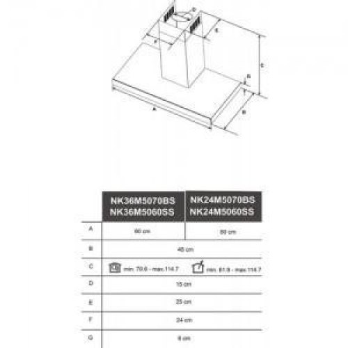 Витяжка Samsung NK24M5060SS/UR