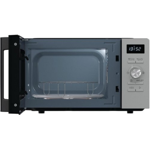 Мікрохвильова піч Gorenje, 20л, електронне керування, 800Вт, гриль, дисплей, 11 програм, нержавіюча сталь (MO20A4XH)