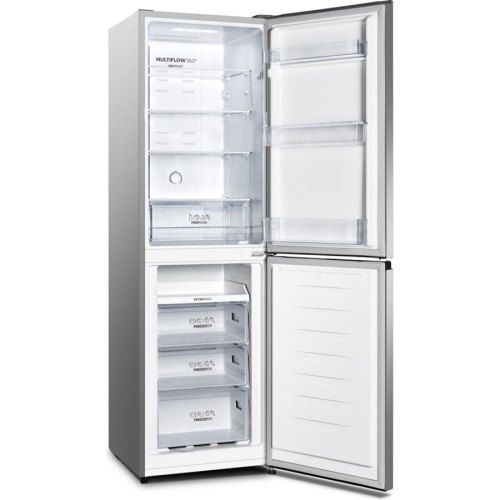 Холодильник з нижн. мороз. камерою Gorenje, 182х55х55см, 2 двері, 171(80)л, А+, NoFrost Plus, Зона св-ті, Сірий