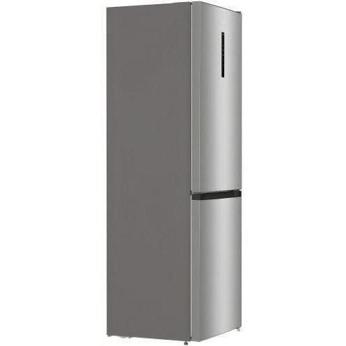 Холодильник Gorenje з нижн. мороз. камерою, 185х60х60см, 2 дв., Х- 207л, М- 93л, A++, NoFrost Plus, Fresh zone, Зовн. Диспл, сірий