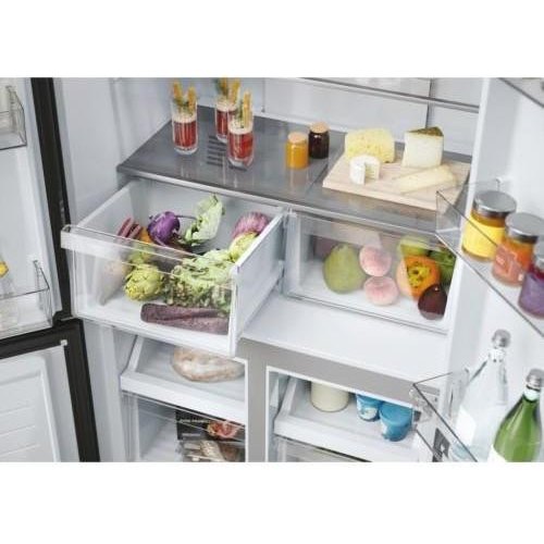 Холодильник Haier багатодверний, 181.5x83.3х65, холод.відд.-311л, мороз.відд.-156л, 4дв., А+, NF, інв., дисплей, нерж