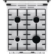 Плита Gorenje комбінована, 70л, 50x60см, дисплей, IconLed, емальовані, білий