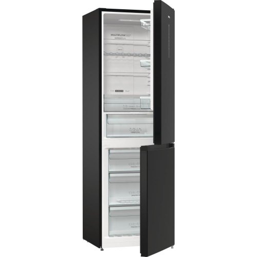 Холодильник з нижн. мороз. камерою Gorenje, 185х60х60см, 2 двері, 210(110)л, А++, NoFrost Plus, Зона св-ті, Зовн. Диспл, сірий