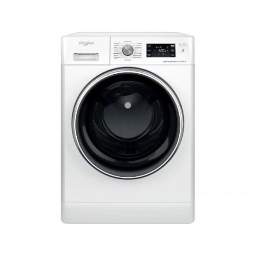 Прально-сушильна машина Whirlpool фронтальна, 11(7)кг, 1600, A, 60см, дисплей, пара, інвертор, білий