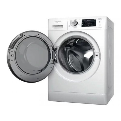 Прально-сушильна машина Whirlpool фронтальна, 11(7)кг, 1600, A, 60см, дисплей, пара, інвертор, білий