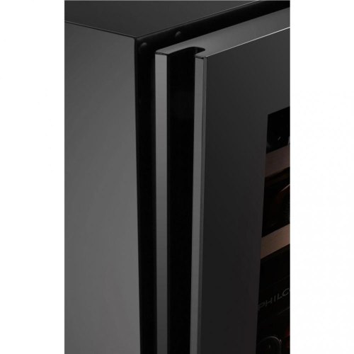 Холодильник Philco для вина, 177х59.5х68, холод.відд.-472л, зон - 1, бут-143, диспл, підсвітка, чорний