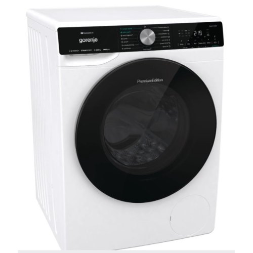 Пральна машина Gorenje фронтальна, 10,5кг, 1400, A+++, 60см, дисплей, інвертор, пара, Wi-Fi, підсвітка барабану, білий