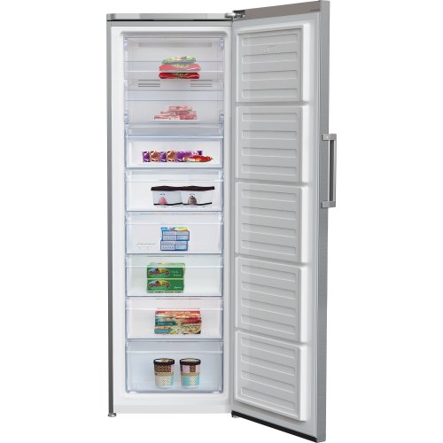 Морозильна камера Beko, 185x60x65, 277л, 1дв., A+, NF, дисплей, нерж