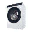 Пральна машина Haier фронтальна, 7кг, 1400, A+++, 44см, дисплей, пара, інвертор, люк чорний, прямий привід, білий