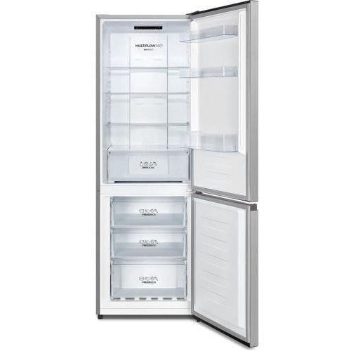 Холодильник з нижн. мороз. камерою Gorenje, 178,5x59,5x59см, 2 двері, 207(80)л, А++, NF+, Зона св-ті, Внутр. Диспл, Сріб